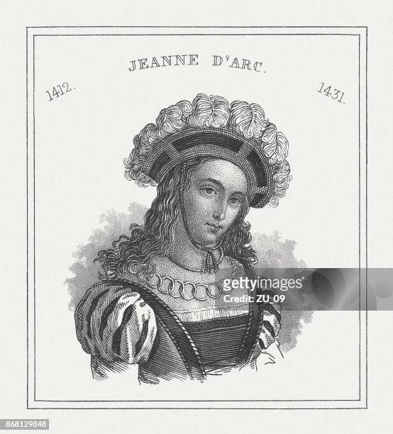 Joan of Arc (c.1412-1431), Heldin von Frankreich veröffentlicht 1843