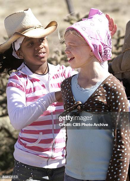 Jasmine and Leila in KID NATION on the CBS Television Network.