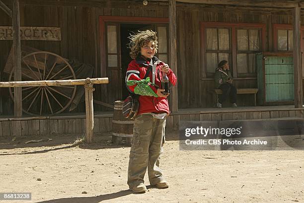 Jimmy is thrilled to get a bottle of soda from the general store in KID NATION, the new reality series which will premiere Wednesdays on the CBS...