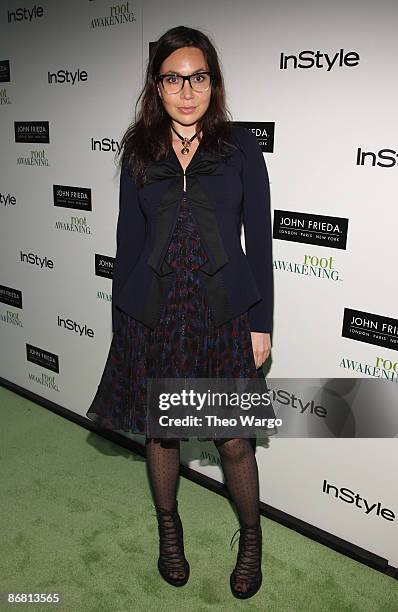 Fabiola Beracasa attends the InStyle Hair Issue launch party hosted by John Frieda Root Awakening at Hotel Gansevoort on May 7, 2009 in New York City.