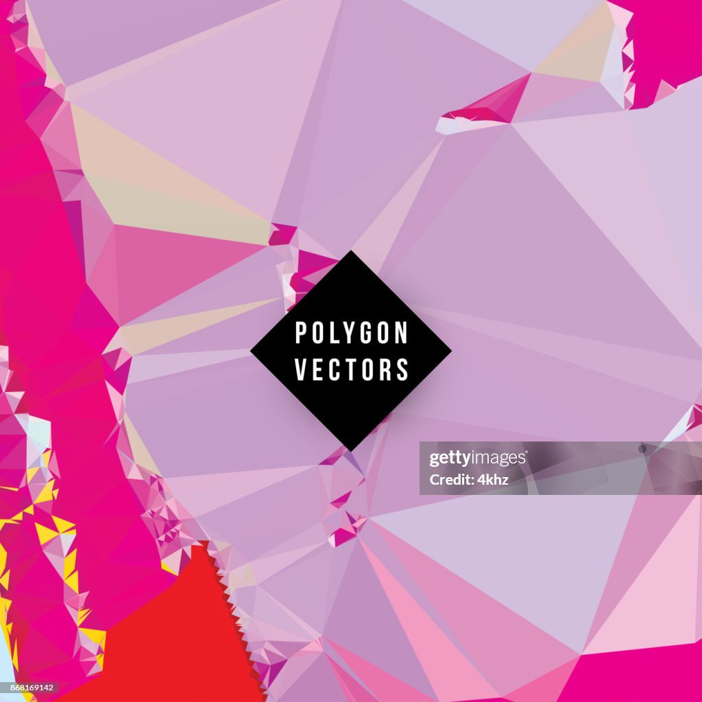 Polygon Vectors Abstract Background High-Res Vector Graphic - Getty Images