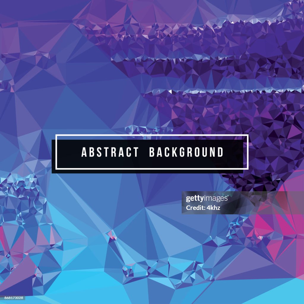 Polygon Vectors Abstract Background High-Res Vector Graphic - Getty Images