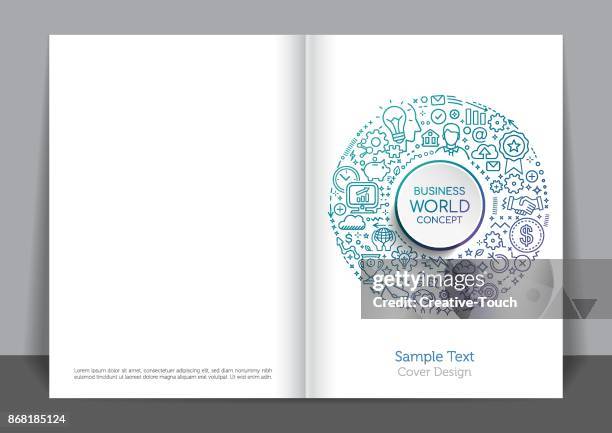 creativity cover design - server cables stock illustrations