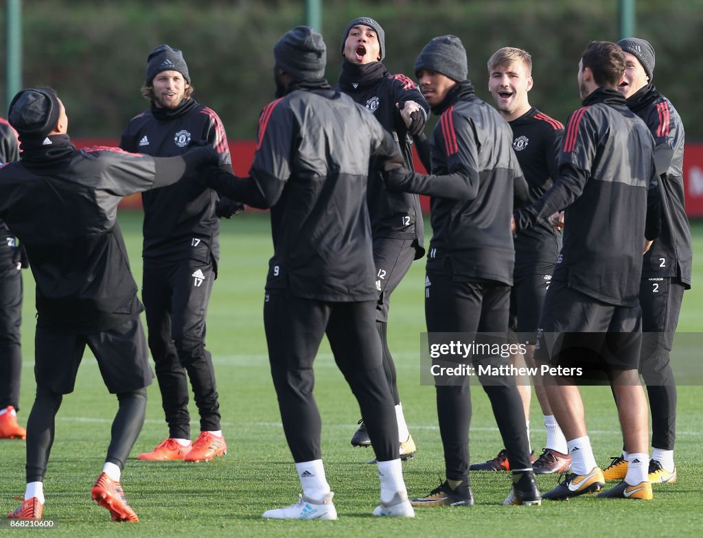 Manchester United Training and Press Conference