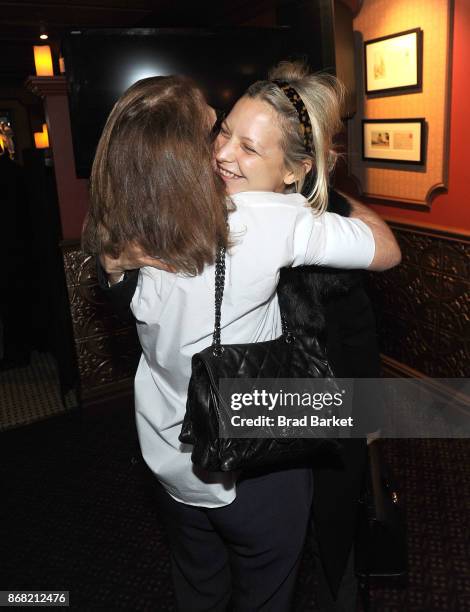 Pamela Hanson and Annabelle Dexter-Jones attend Caron Renaissance Event And Screening Of "Drugfree" the on October 25, 2017 in New York City.