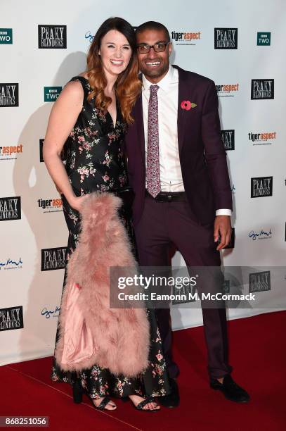 Richie Anderson and Beccy Wood attend the Birmingham Premiere of Peaky Blinders at cineworld on October 30, 2017 in Birmingham, England.