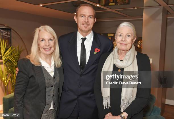 Amanda Nevill, BFI CEO, producer Carlo Gabriel Nero and director Vanessa Redgrave attend a special screening of "Sea Sorrow", a documentary about...