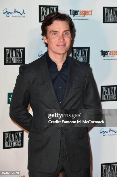 Actor Cillian Murphy attends the Birmingham Premiere of Peaky Blinders at cineworld on October 30, 2017 in Birmingham, England.