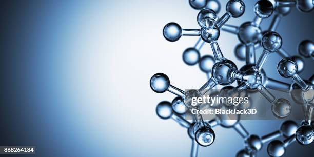 molecular structure - abstract molecule imagens e fotografias de stock