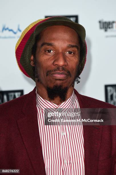 Writer Benjamin Zephaniah attends the Birmingham Premiere of Peaky Blinders at cineworld on October 30, 2017 in Birmingham, England.