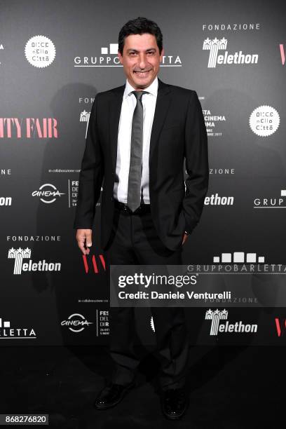 Emilio Solfrizzi attends Telethon Gala during the 12th Rome Film Fest at Villa Miani on October 30, 2017 in Rome, Italy.