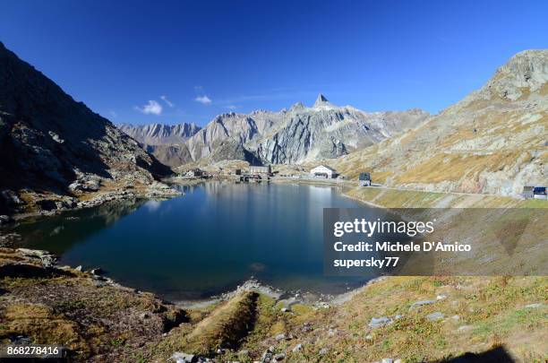 col du grand saint-bernard - limites du terrain - fotografias e filmes do acervo