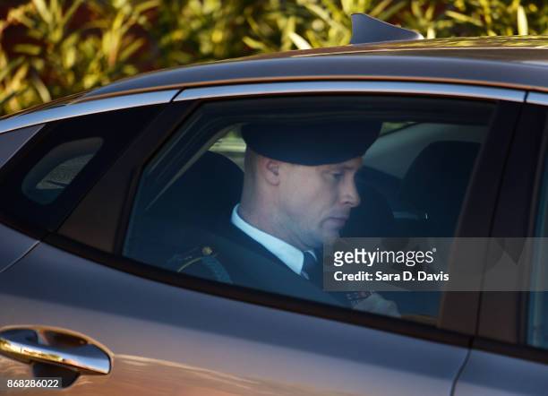 Army Sgt. Robert Bowdrie 'Bowe' Bergdahl, 31 of Hailey, Idaho is transported from the Ft. Bragg military courthouse after the fourth day of his...