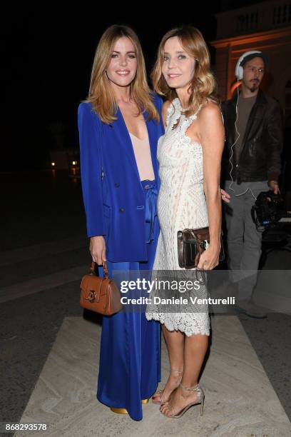 Elisabetta Pellini and Eliana Miglio attend Telethon Gala during the 12th Rome Film Fest at Villa Miani on October 30, 2017 in Rome, Italy.