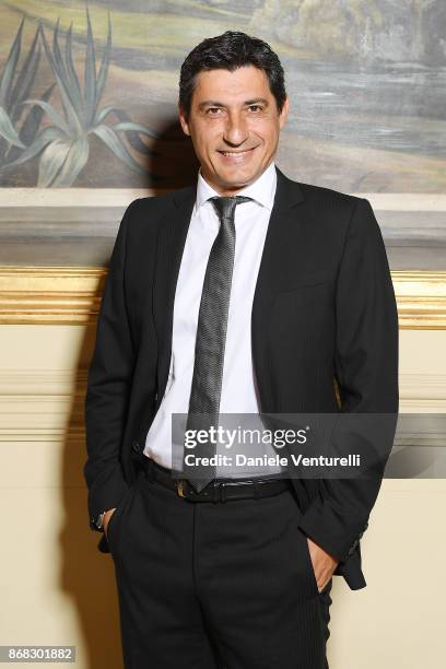 Emilio Solfrizzi attends Telethon Gala during the 12th Rome Film Fest at Villa Miani on October 30, 2017 in Rome, Italy.