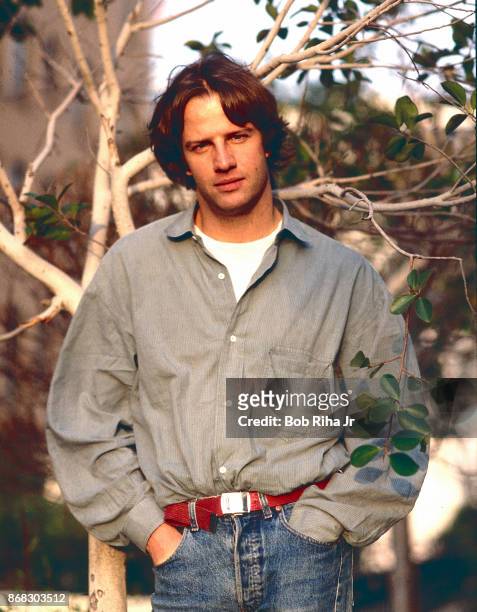Actor Christopher Lambert on March 12, 1984 in Los Angeles, California.