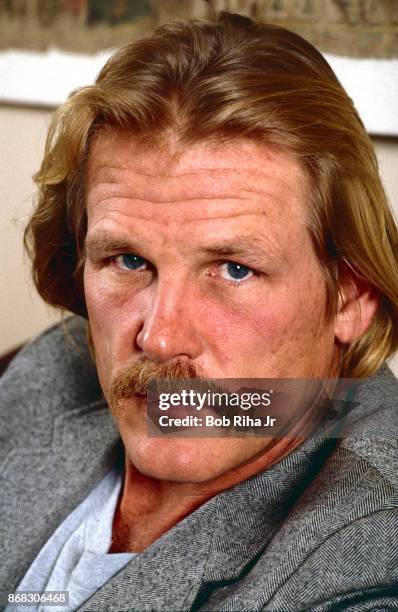 Actor Nick Nolte on January 15, 1986 in Los Angeles, California.