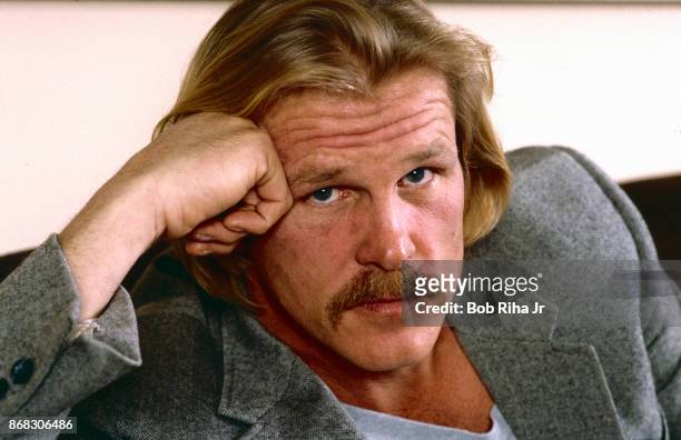 Actor Nick Nolte on January 15, 1986 in Los Angeles, California.