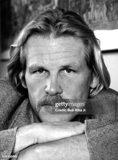 Actor Nick Nolte on January 15, 1986 in Los Angeles, California.