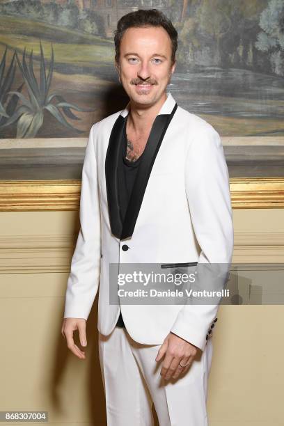 Francesco Facchinetti attends Telethon Gala during the 12th Rome Film Fest at Villa Miani on October 30, 2017 in Rome, Italy.