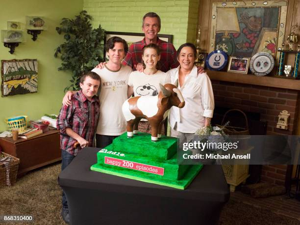 The 200th" - "The Middle celebrates its milestone 200th episode. ATTICUS SHAFFER, CHARLIE MCDERMOTT, NEIL FLYNN, EDEN SHER, PATRICIA HEATON