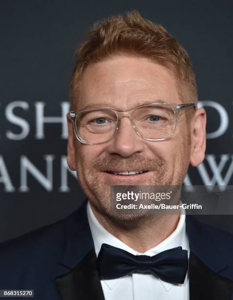 Actor Kenneth Branagh arrives at the 2017 AMD British Academy Britannia Awards at The Beverly Hilton Hotel on October 27, 2017 in Beverly Hills,...