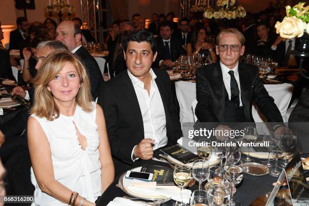 Renata del Turco and Emilio Solfrizzi attend Telethon Gala during the 12th Rome Film Fest at Villa Miani on October 30, 2017 in Rome, Italy.