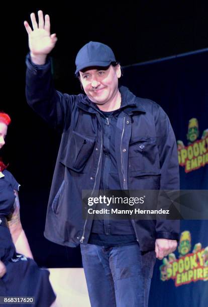 John Cusack at the Spooky Empire Horror Convention at the Hyatt Regency on October 28, 2017 in Orlando, Florida.