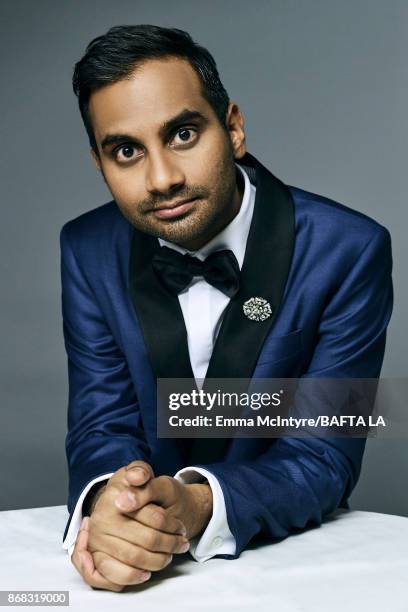 Actor and filmmaker Aziz Ansari is photographed at the 2017 AMD British Academy Britannia Awards on October 27, 2017 in Los Angeles, California.