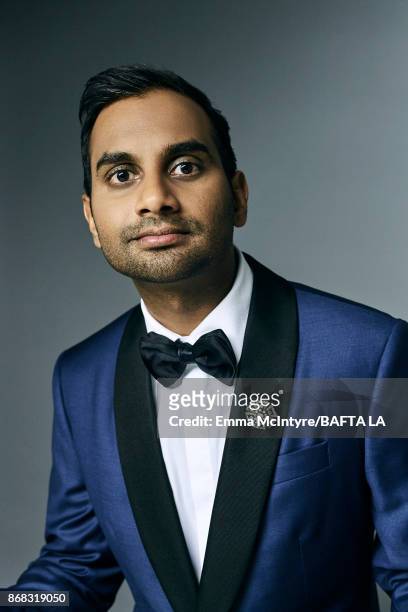 Actor and filmmaker Aziz Ansari is photographed at the 2017 AMD British Academy Britannia Awards on October 27, 2017 in Los Angeles, California.