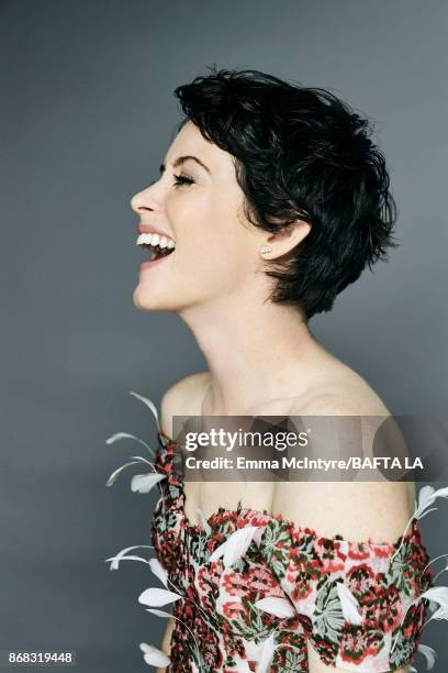 Actress Claire Foy is photographed at the 2017 AMD British Academy Britannia Awards on October 27, 2017 in Los Angeles, California.