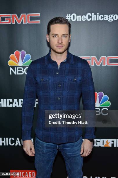 Jesse Lee Soffer attends the press junket for "One Chicago" on October 30, 2017 in Chicago, Illinois.