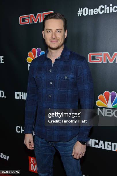 Jesse Lee Soffer attends the press junket for "One Chicago" on October 30, 2017 in Chicago, Illinois.