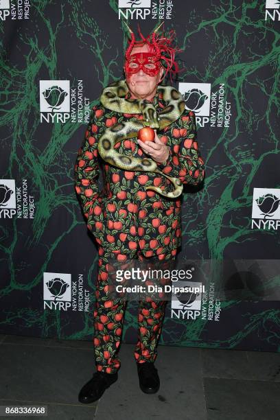Michael Kors attends Bette Midler's 2017 Hulaween event benefiting the New York Restoration Project at Cathedral of St. John the Divine on October...