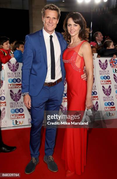 James Cracknell and Beverley Turner attend the Pride Of Britain Awards at Grosvenor House, on October 30, 2017 in London, England.