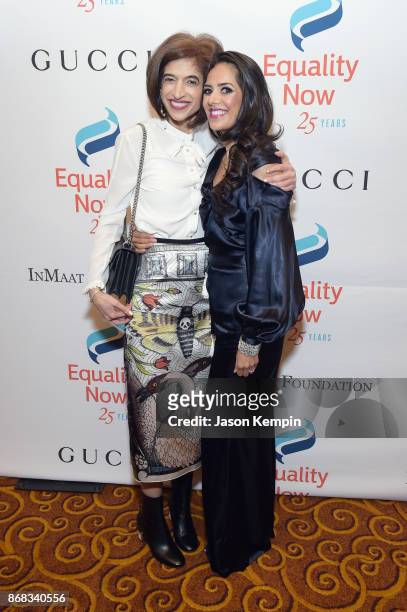Global Executive Director of Equality Now, Yasmeen Hassan and actress Sheetal Sheth attend as Equality Now celebrates 25th Anniversary at "Make...