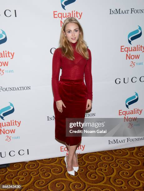 Actress AnnaSophia Robb attends the 2017 Equality Now Gala at Gotham Hall on October 30, 2017 in New York City.