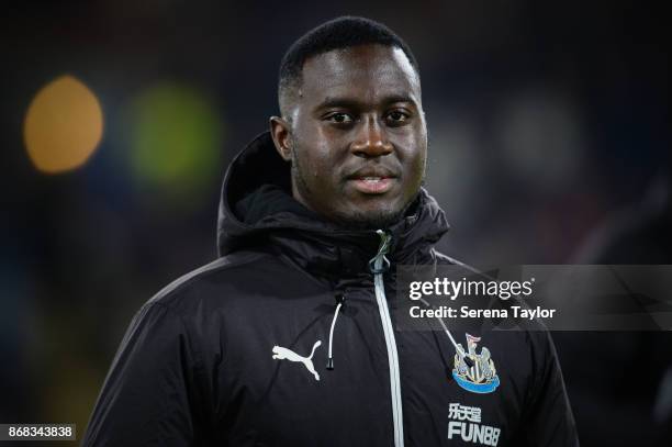 Henri Saivet of Newcastle United during the Premier League match between Burnley and Newcastle United at Turf Moore on October 30 in Burnley, England.