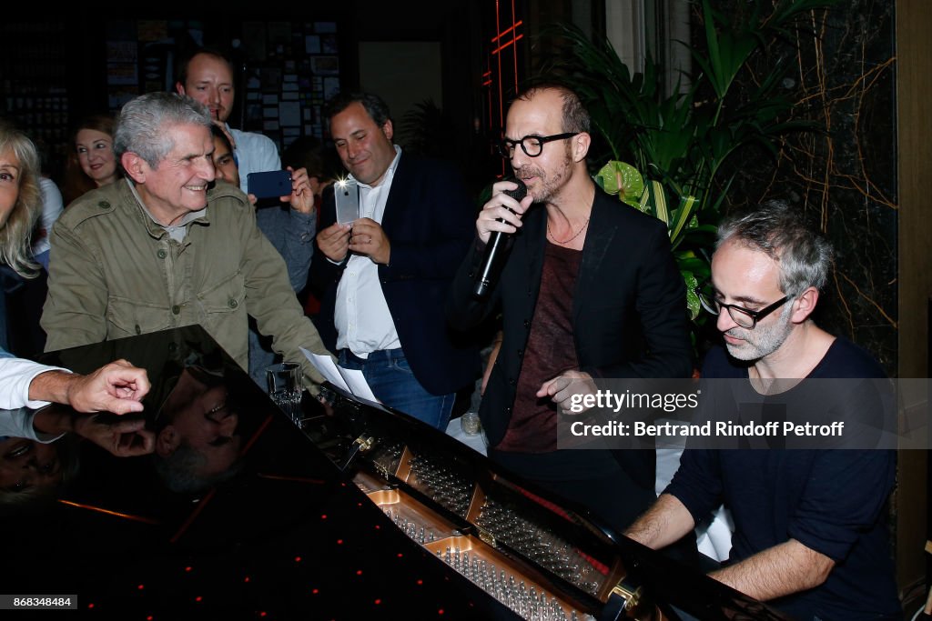 Claude Lelouch Celebrates His 80th Birthday At Restaurant Victoria In Paris