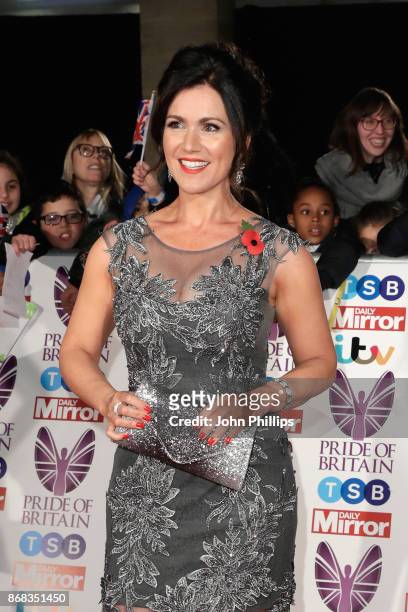 Susanna Reid attends the Pride Of Britain Awards at Grosvenor House, on October 30, 2017 in London, England.