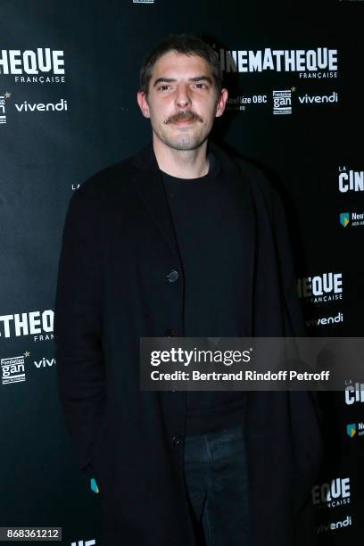 Actor Damien Bonnard attends the Tribute to Roman Polanski. Held with a Retrospective of the Director's Work at Cinematheque Francaise on October 30,...