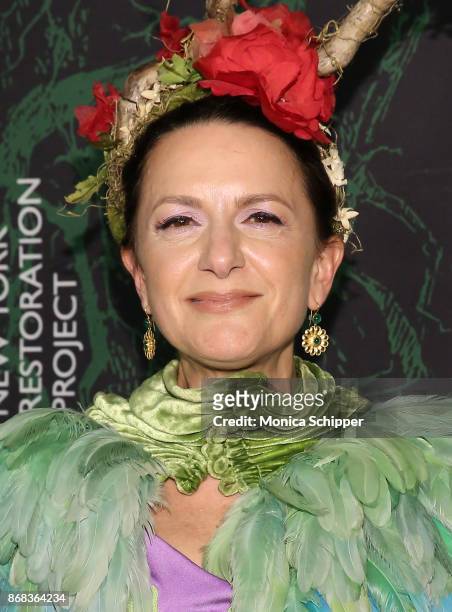 Executive Director of NYRP Deborah Marton attends Bette Midler's 2017 Hulaween event benefiting the New York Restoration Project at Cathedral of St....
