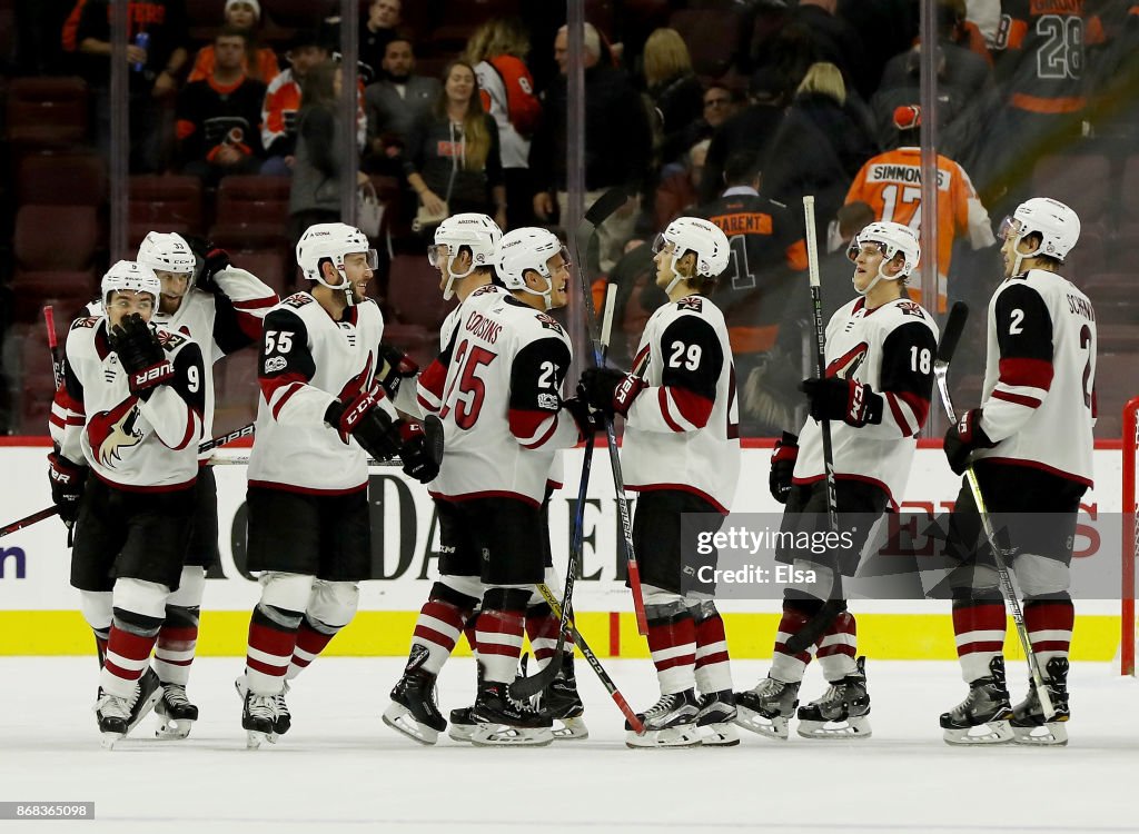 Arizona Coyotes v Philadelphia Flyers