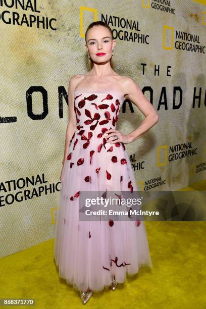 Kate Bosworth attends the premiere of National Geographic's "The Long Road Home" at Royce Hall on October 30, 2017 in Los Angeles, California.