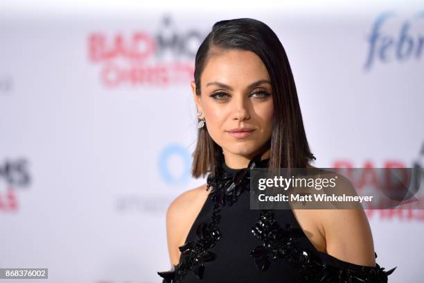 Mila Kunis attends the premiere of STX Entertainment's "A Bad Moms Christmas" at Regency Village Theatre on October 30, 2017 in Westwood, California.