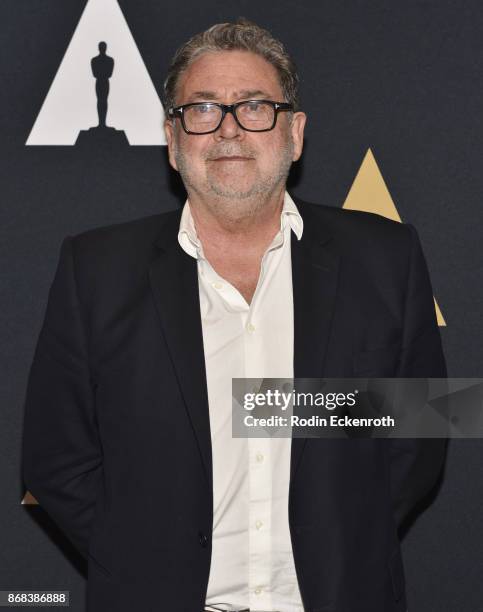 Cinematographer Guillermo Navarro attends The Academy Presents a Screening and Conversation for "Pan's Labyrinth" at Samuel Goldwyn Theater on...