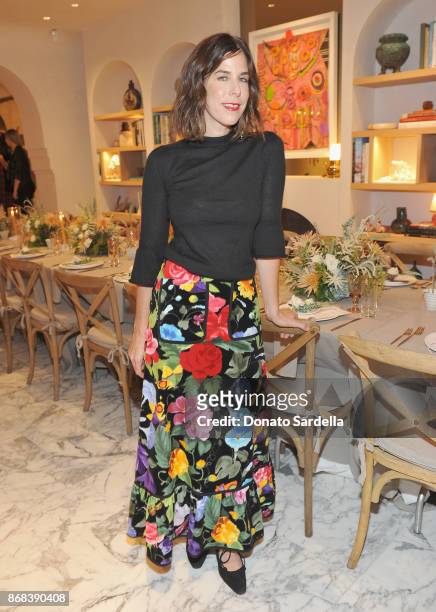 Irene Neuwirth attends Chairish x Athena Calderone Cook Beautiful LA Dinner at Irene Neuwirth Boutique on October 30, 2017 in West Hollywood,...