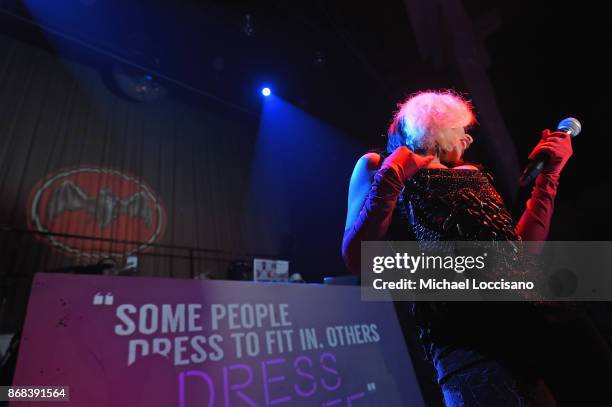 Cardi B performs onstage during BACARDI presents Dress To Be Free with performances by Cardi B and Les Twins at House of Yes on October 30, 2017 in...