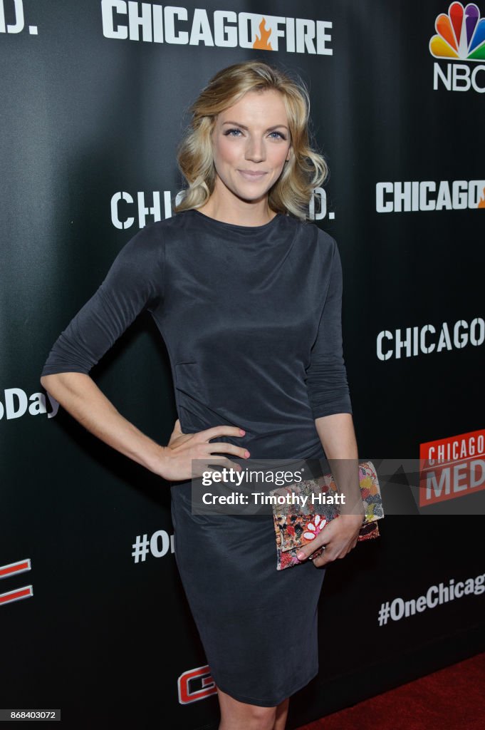 Kara Killmer attends the One Chicago party during NBC's "One Chicago