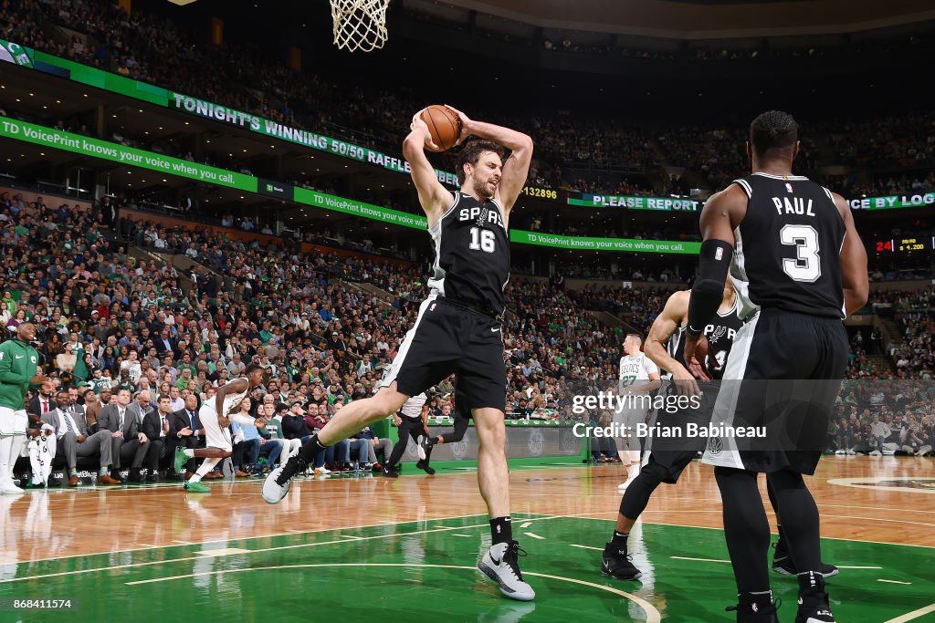 San Antonio Spurs v Boston Celtics